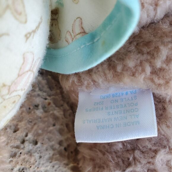 Vintage Carter's Classic Bunny Rabbit Musical Plush Crib Pull Baby Toy - Picture 6 of 8